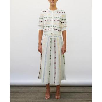 몰리 롱 스커트 에스퍼란스  밀크 멀티