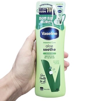 바세린 인텐시브 케어 알로에 수드 로션 400ml x 1개_26906975