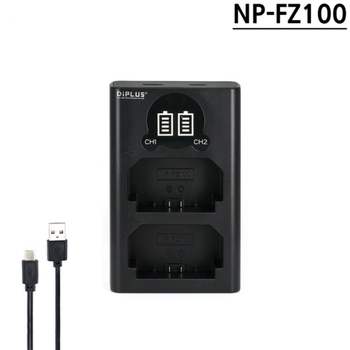 소니 NP-FZ100 호환 LCD 듀얼 충전기 C타입5핀겸용 카메라 USB충전기 A7M4 A7M3 A7R3