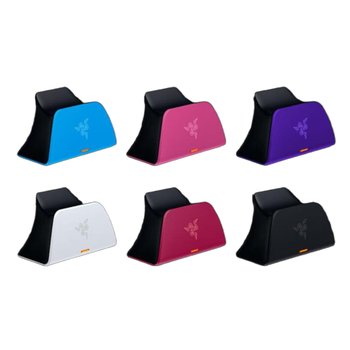 [해외] RAZER PS5 듀얼센스 충전거치대/플스5 거치대 도킹스테이션/퀵 차징 스탠드 USB전원 공급