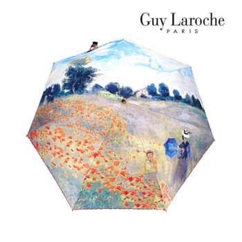 기라로쉬 양귀비언덕 명화 암막코팅 3단슬림우양산 LUGLU60192