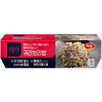 하림 더미식 귀리보리밥 140g*6개