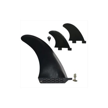 [해외] Funktion 롱보드용 8인치 핀 + FCS 대응 사이드 3장 세트 블랙 FKG