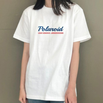 [험블스튜디오] 폴라로이드 심플 레터링 여성반팔티 화이트 (5820629)