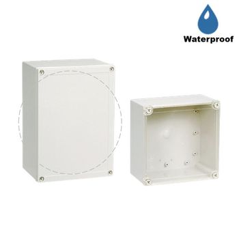 박스코 전기 하이 박스 볼트타입 ABS 플라스틱 회색커버 방수 180x180x100mm (BC-AGM-181810)