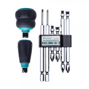 PK450 Prokit (SD-9820)10in1래칫드라이버세트,HexBladex4pcs,Bladex2pcs