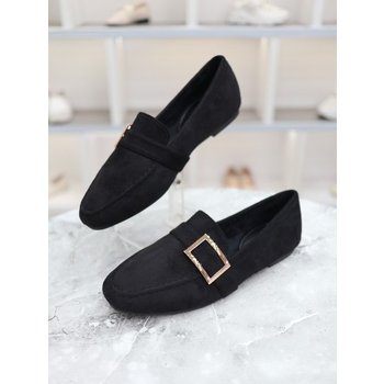 스웨이드 기모안감 데일리 로퍼 단화 1.5cm BLMD60107-1_GN