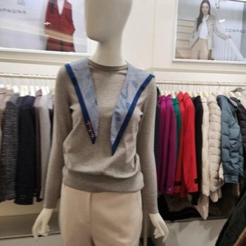 꼼빠니아 HC28 라운드티 스카프 Cacw0wsl140(cw)