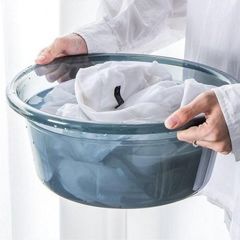 고투명 설거지통 세숫대야 설거지볼 주방 빨래 (3IjI6)