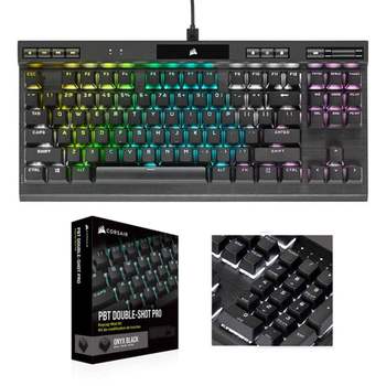 RGB ZM67IP03 기계식키보드 K70 블랙키캡 저소음적축 TKL+PBT