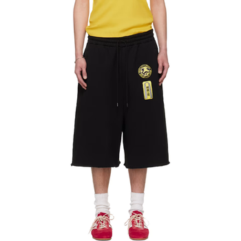 LUU DAN BRUCE LEE x L?U ??N 블랙 조쿠 쇼츠 MP111J HAF 900 TP874210774