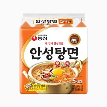 농심 안성탕면(멀티팩125g 5개입)8봉지 총40봉 1박스[36027579]