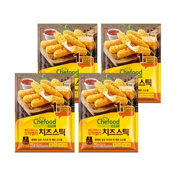 쉐푸드 모짜렐라 치즈스틱 400gx4개