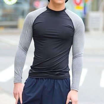 래쉬가드 남자 추천 티셔츠 비치 꾸안꾸 웨어 수영복 (WFH3JYL)