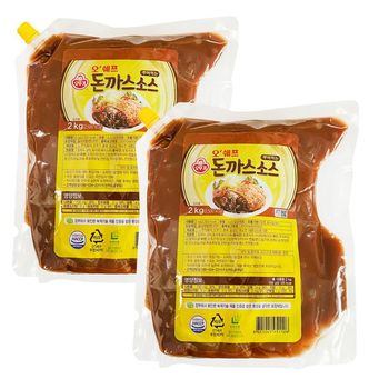오쉐프 부어먹는돈까스소스 2kg 스파우트팩 2개_P357889014