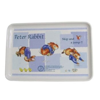 피터래빗 멜라민 토끼 쟁반 중 핑크 고급 트레이 앤틱 (WF76172)