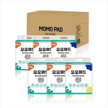 D18 EW43EN58 모모 배변패드 초대형 20매 레몬향 X6개
