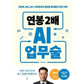연봉 2배 AI 업무술 - 네이버 MS SKT 아마존에서 몸값을 끌어올린 진짜 기록