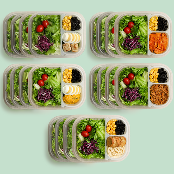 랑이 저당소스 샐러드 정기 구독 식단 관리 4주(20팩)