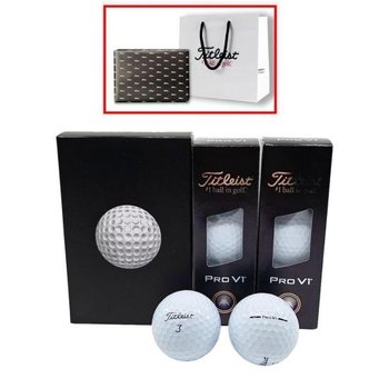 PRO V1 프로 골프공 6구 선물 포장 세트 쇼핑백포함 답례품 TA3862440