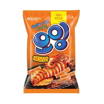스낵 롯데 오잉 해물맛 75g 5개