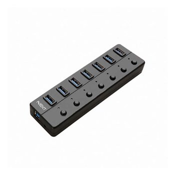 이지넷유비쿼터스 (이지넷) 7포트 USB3.0 허브NEXT-707U3 유전원