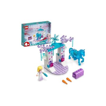 [해외] 레고(LEGO) 디즈니 프린세스 엘사와 노크의 얼음 말 굴 43209 장난감 블록 선물 인형 4세 이상