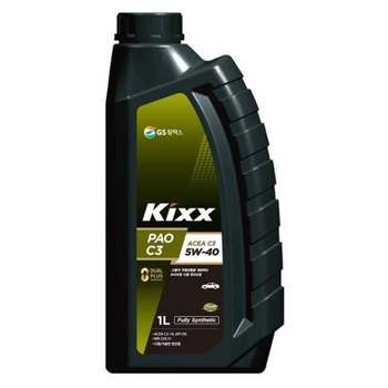 GS칼텍스 합성 엔진오일 Kixx PAO C3 5W-40/1L(승용디젤/가솔린/LPG) 1EA