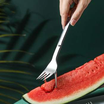 잘라서 바로먹는 수박커팅 포크 슬라이서 컷팅기 과일