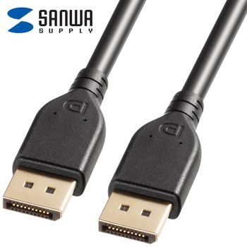 (SANWA) 689IQN43 VESA DP40 인증 DisplayPort v2.1 니터 케이블 3M