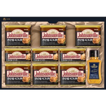 사조대림 잔슨빌 시그니처 캔햄 선물세트 명절 답례 기업조 구르메델리 델리카테센 선물세트 (가방포함)