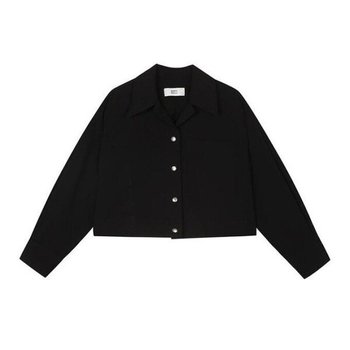 오픈카라크롭자켓  24FWB41429BK_YS