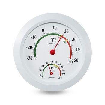 화성 원형 헬스리빙 온습도계 N-160(NM-160)/160x160x40mm 박스(60개입)