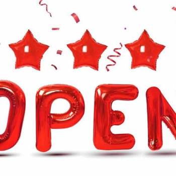 메세지은박풍선세트OPEN 파티룸꾸미기 포토존꾸미기