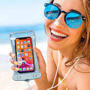 [무료배송]1+1 핸드폰 방수팩 이중잠금 흠뻑쇼 워터파크 빠지 물놀이필수템 목걸이형 다용도