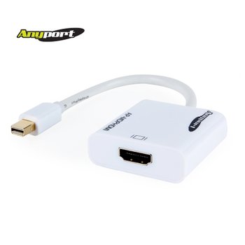 애니포트 Mini DP 1.2V to HDMI 2.0V 영상변환 컨버터 AP-MDPHDMI