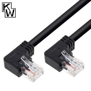 KW KW603LN CAT.6 UTP 랜 케이블 3m 왼쪽 꺾임