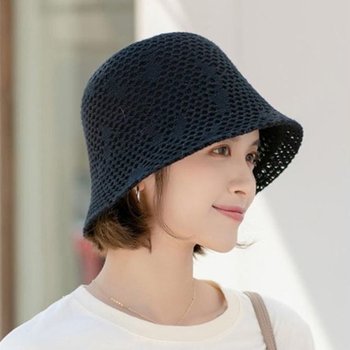 고품질 여성 여름 펀칭 버킷햇 1P 바캉스 비치 패션 햇빛모자 (WE41904)