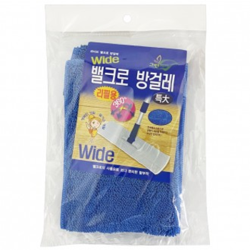 비젼 DQC271E1 Wide 찍찍이 방걸레1p (특대 리필 9565)초극세사