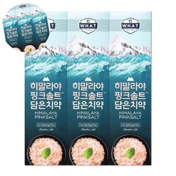 치석제거치약 <b>잇치</b>치약 죽염 히말라야 핑크솔트 아이스 치약 100G x 3