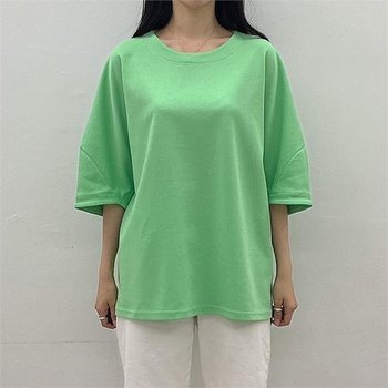 아이우먼 루즈언발박시절개반팔티 SMO272M305 빅사이즈 (10148849A)