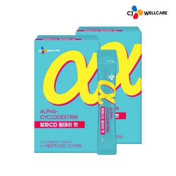 [CJ공식] 알파CD 원데이 컷 14포 2박스
