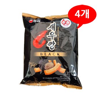 [농심] 새우깡 블랙 72gx4개