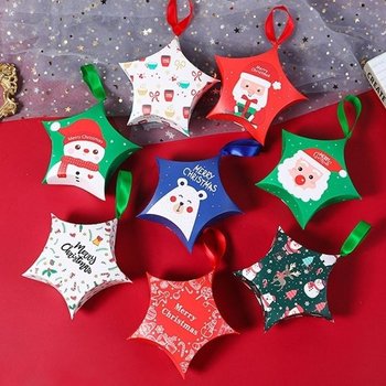 프로모션선물상자 리본 선물박스 파티 크리스마스별상자 (WFKARKZ)