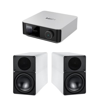 WiiM(윔) Amp Ultra + 엘락 BS305 올인원 스트리밍 하이파이 오디오