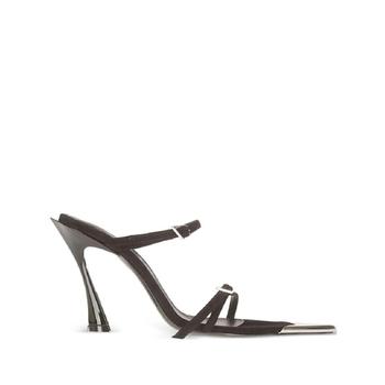 26 SS 뮈글러 팽 가죽 샌들 95mm MUSS24SC014TL001 TP429685203