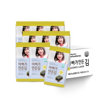 베베푸드 아빠가 만든 김 4g*36봉 아기김