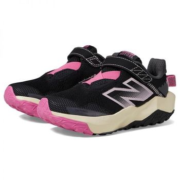 [해외] 뉴발란스 키즈 다이나소프트 니트렐 V6 번지 레이스 탑 스트랩 리틀키즈 - 블랙 Real 핑크 10958