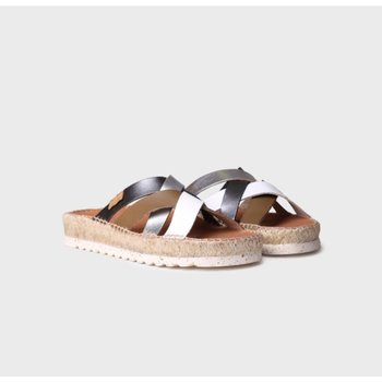 [해외] [TONIPONS - BIMBA] 토니폰즈 BIO 가죽 레더 샌들 스트랩 슬리퍼 뮬 화이트