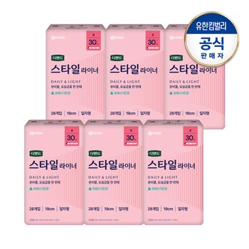 디펜드 여성용 스타일 요실금 팬티라이너 프레시가든향 롱28Px6팩